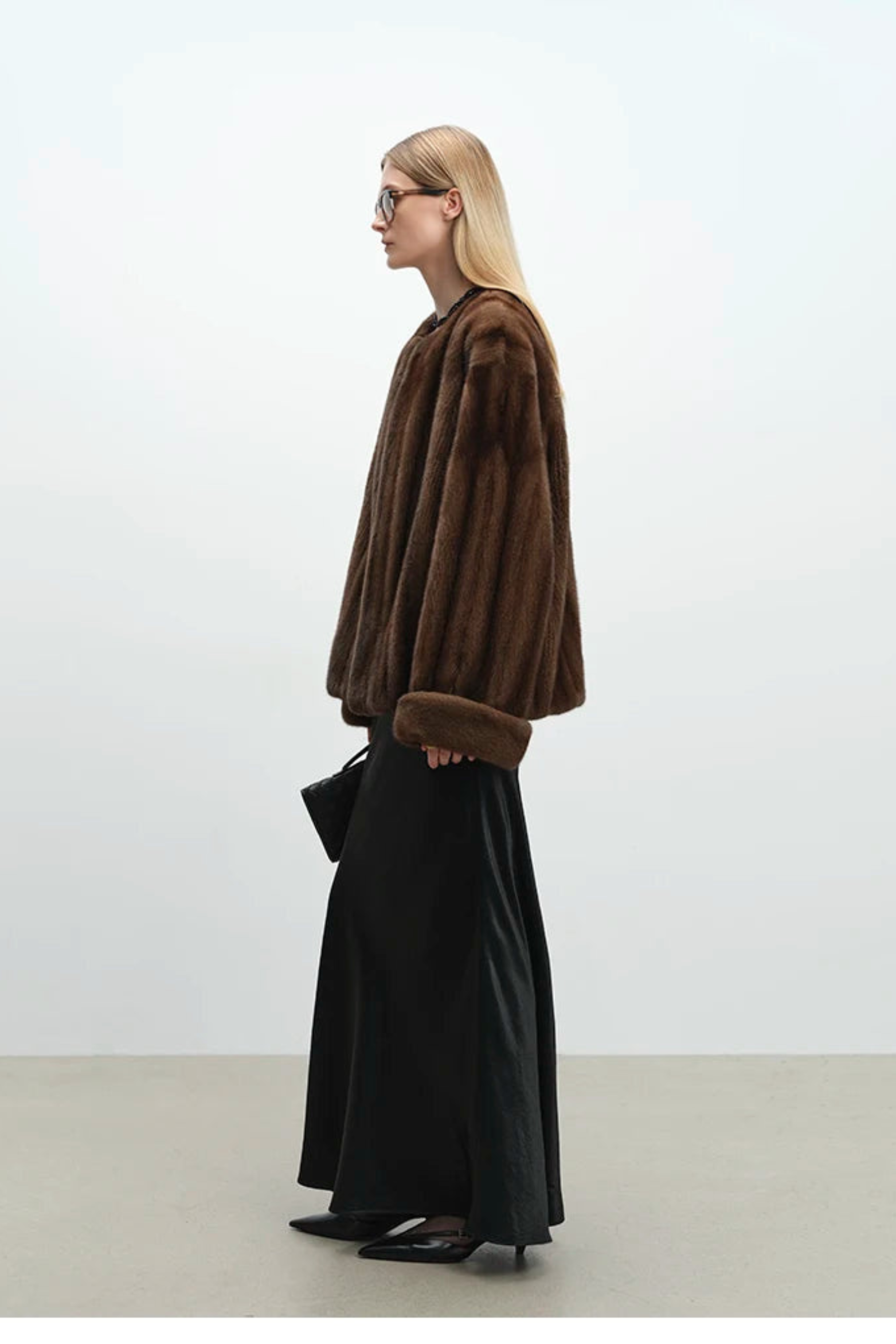 Women's Plush Faux Mink Jacket