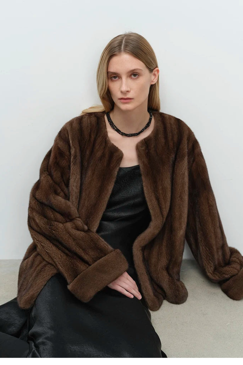 Women's Plush Faux Mink Jacket