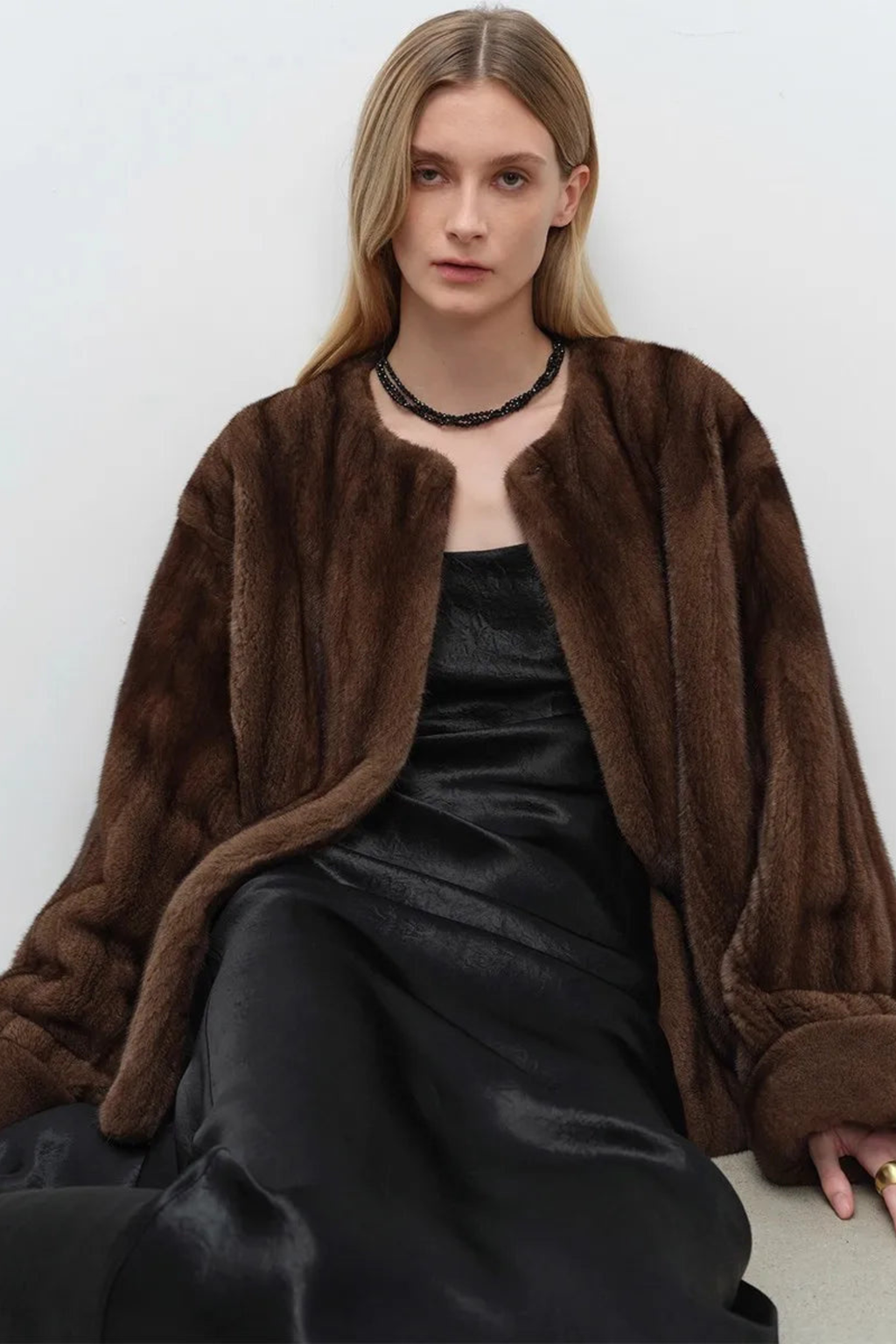 Women's Plush Faux Mink Jacket