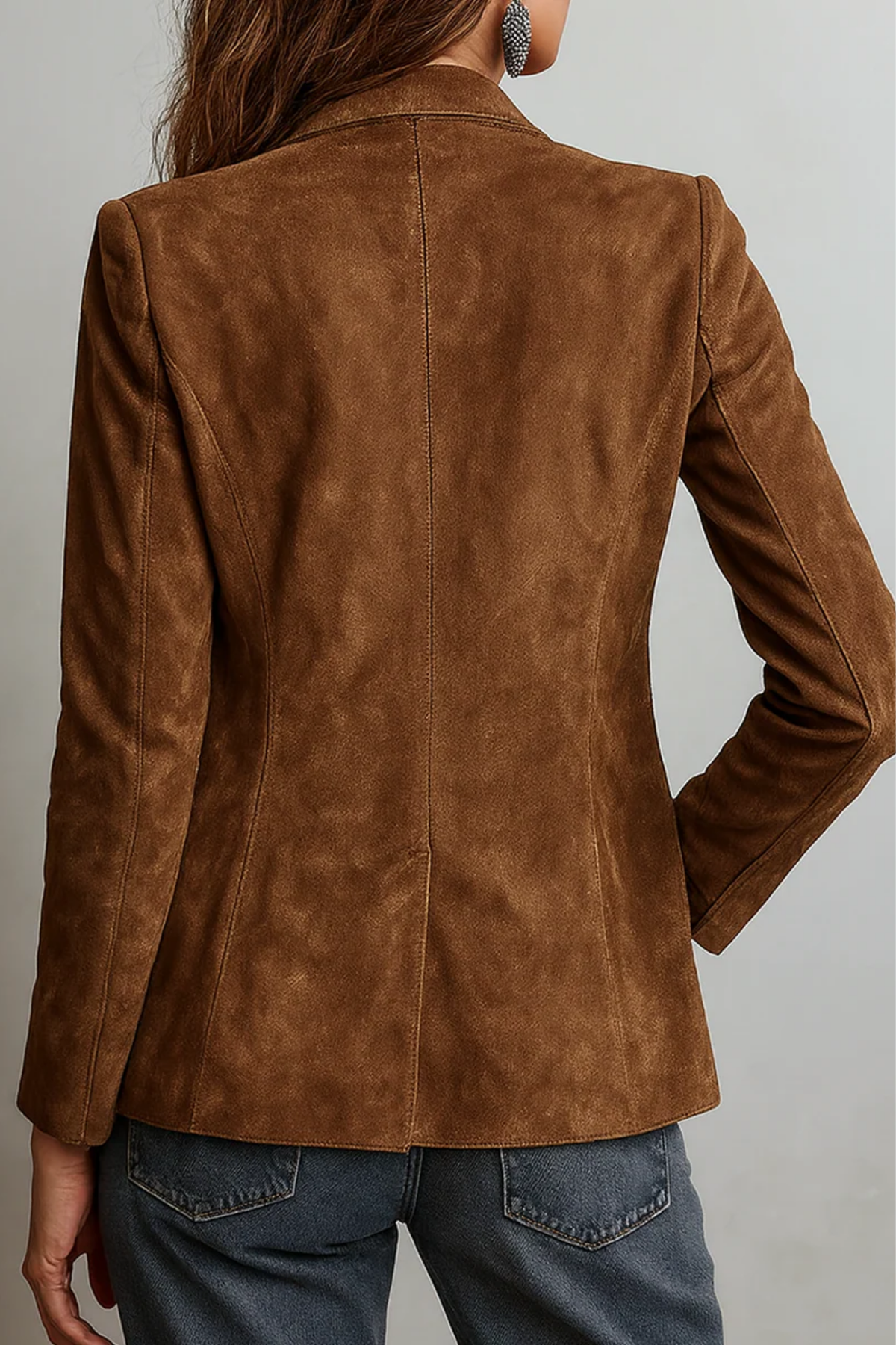 Vintage Camel Suede Jacket