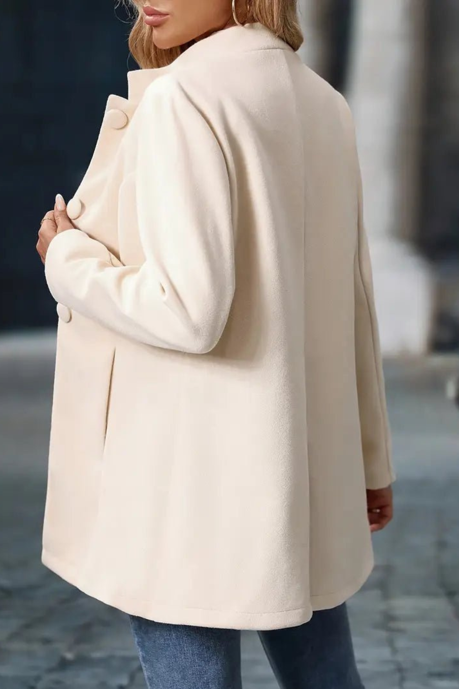 Women's Wool Blend Winter Coat