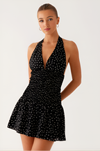 Holden Black Polka Dot Mini Dress